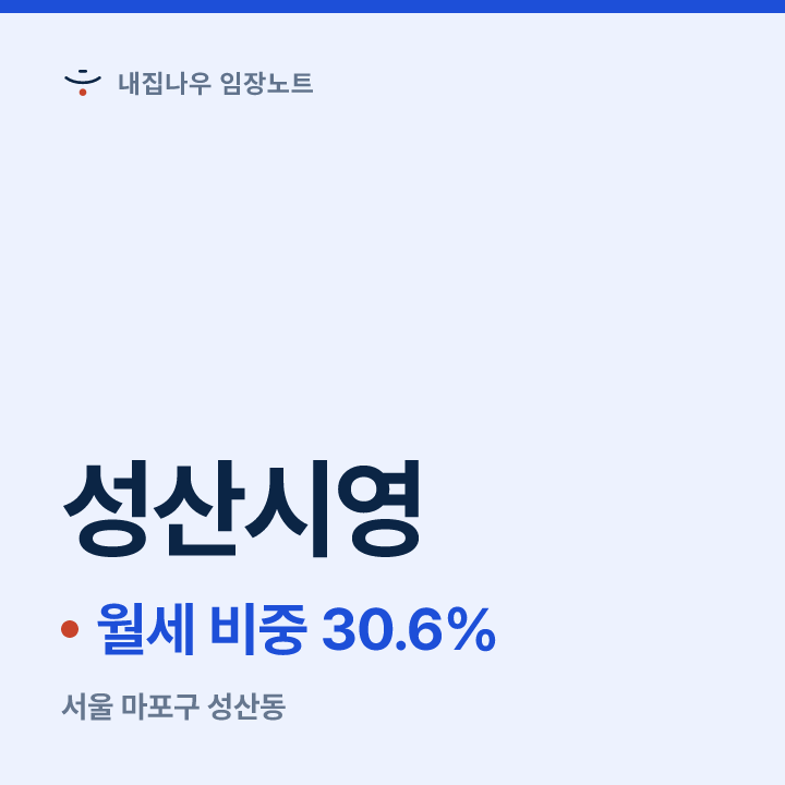 성산시영 커버 사진